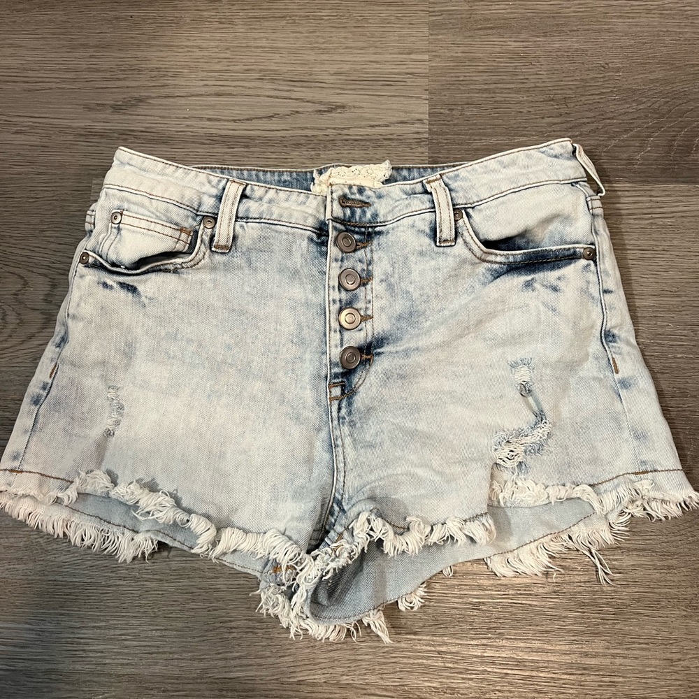 Jean shorts light wash